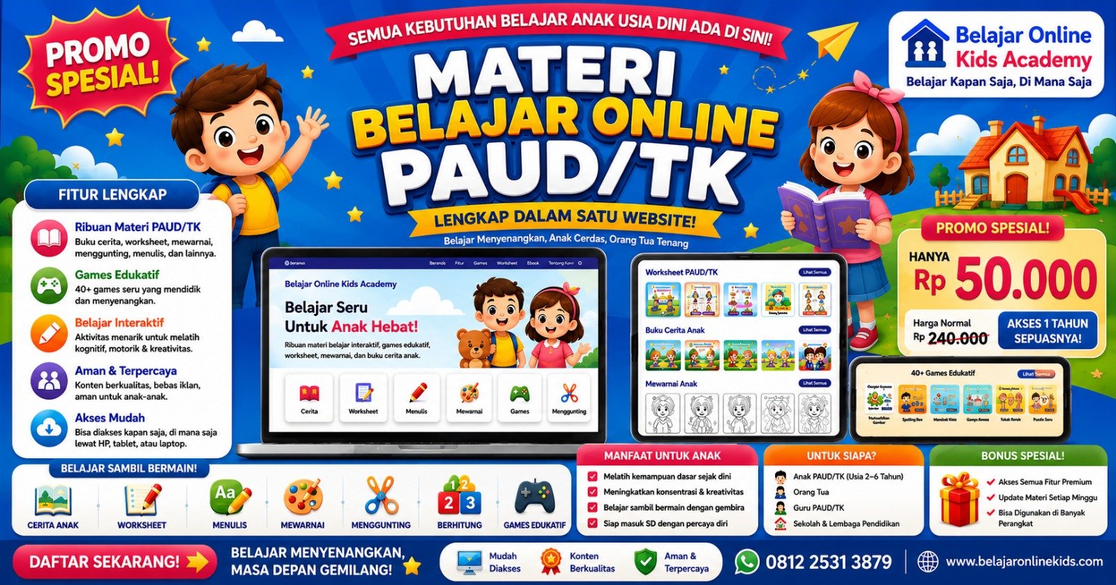 Materi Belajar Online PAUD TK
